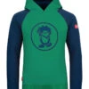 TROLLKIDS Hoodie "Stavanger" In Grün/ Dunkelblau