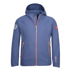 TROLLKIDS Mädchen Softshelljacke "Kvalvika" In Lotusblau/Koralle