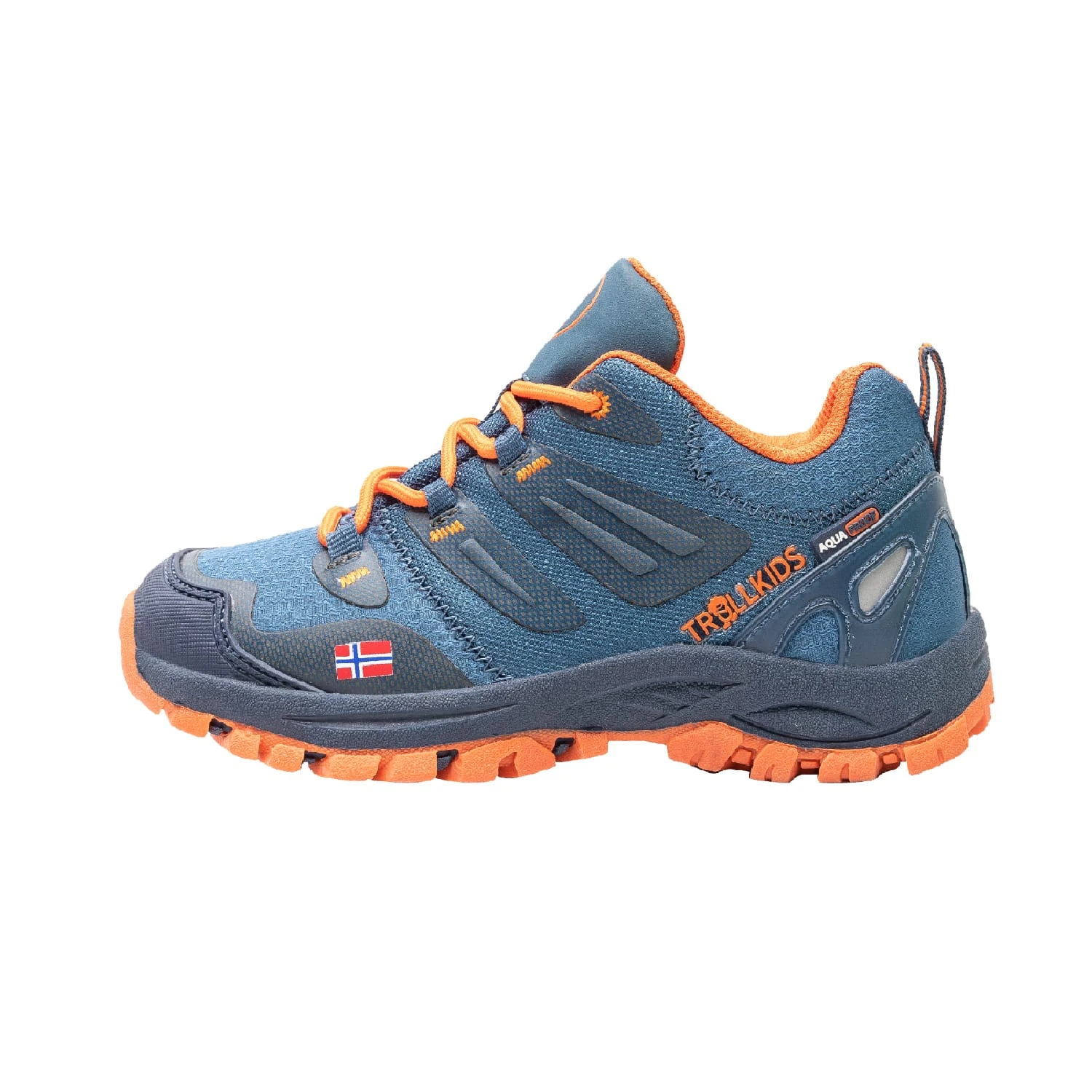 TROLLKIDS Rondane Wanderschuh "RONDANE" In Mystikblau/Orange 2 TROLLKIDS Rondane Wanderschuh "RONDANE" In Mystikblau/Orange – Bild 2