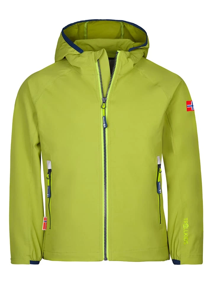 TROLLKIDS Softshelljacke "Kvalvika" In Grün 1 TROLLKIDS Softshelljacke "Kvalvika" In Grün