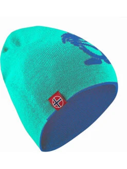 TROLLKIDS Wende-Beanie "Troll" In Blau/ Türkis