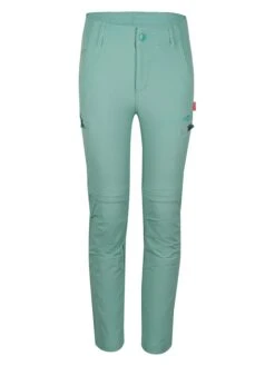 TROLLKIDS Zipp-Off-Trekkinghose "Kjerag Zip" In Grün