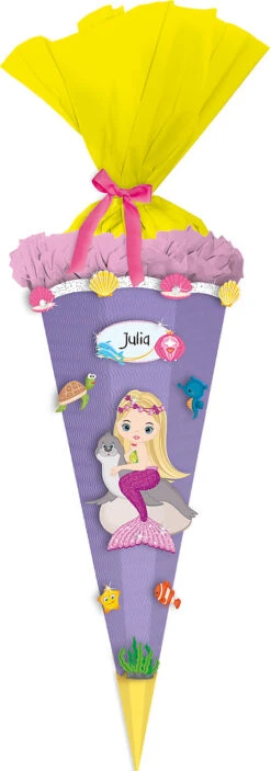 Ursus Schultüten-Bastelset Easy Line Meerjungfrau