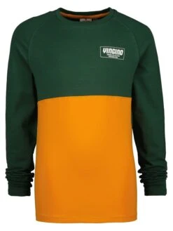 Vingino Longsleeve "Jamo" In Grün/ Orange