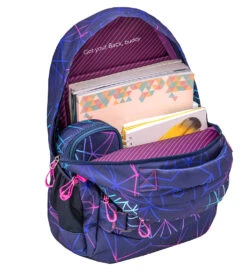 Wave Rucksack "Infinity Stripes Purple" Schwarz, H 43 Cm B 31 Cm T 22 Cm -Kind Verwandt wave rucksack infinity stripes purple schwarz h 43 cm b 31 cm t 22 cm 12