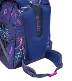 Wave Rucksack "Infinity Stripes Purple" Schwarz, H 43 Cm B 31 Cm T 22 Cm -Kind Verwandt wave rucksack infinity stripes purple schwarz h 43 cm b 31 cm t 22 cm 5